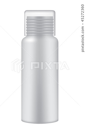 Cosmetic bottle on white background 45272360