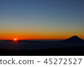黎明時分的富士山 45272527