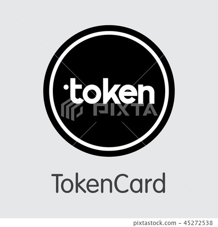 Tokencard Crypto Currency Coin. Vector Symbol of TKN. Tokencard Crypto Currency Coin. Vector Symbol of TKN. 45272538