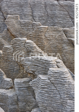 Pancake rocks in New Zealand Pancake rocks in New Zealand 45273673
