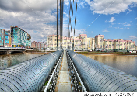 district heat pipes crossing river district heat pipes crossing river 45273867