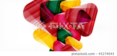Geometric abstract background, triangles Geometric abstract background, triangles 45274043