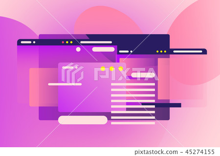 Web pages design composition. Creative network Web pages design composition. Creative network 45274155
