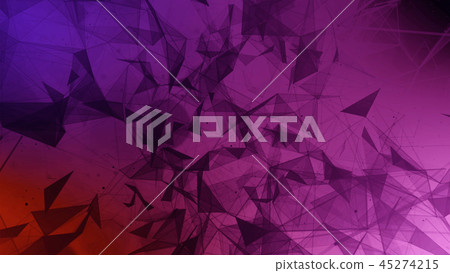 3D rendering background on the basis of Plexus 3D rendering background on the basis of Plexus 45274215