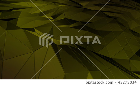 3D rendering abstract polygonal space low poly 45275034