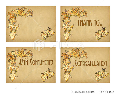 Vintage card set 5 45275402