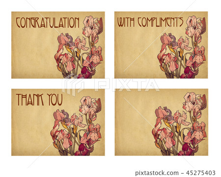 Vintage card set 4 45275403