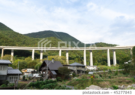 Viaduct of Yamagata Expressway Viaduct of Yamagata Expressway 45277843