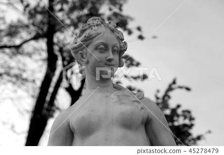 Statue of goddess Aurora in Summer Garden. 45278479