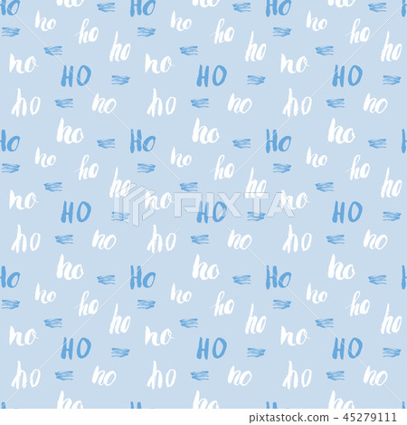 New Year and Christmas seamless pattern Vector . 45279111