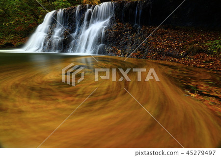 Autumnal waterfall Autumnal waterfall 45279497