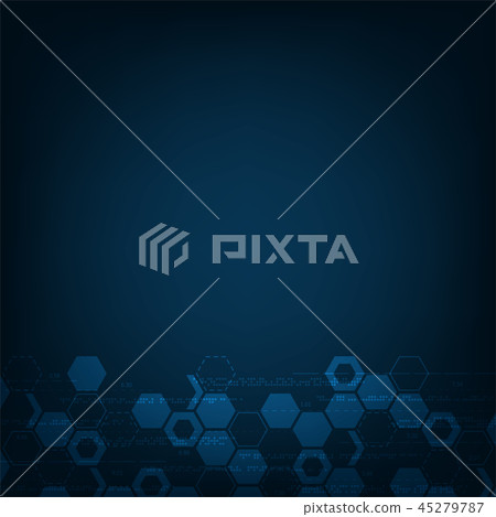 Vector background in the concept of technology. Vector background in the concept of technology. 45279787