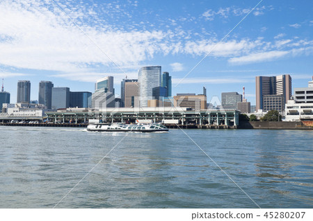 Tsukiji market water bus 45280207