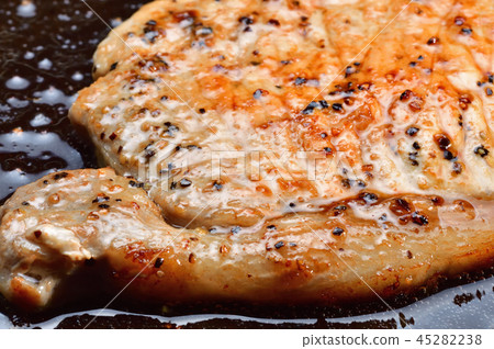 Grill pork steak 45282238