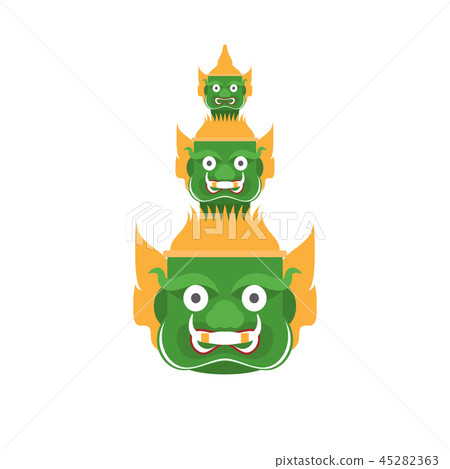 Thailand Guardian Giant , Thailand Art Thailand Guardian Giant , Thailand Art 45282363