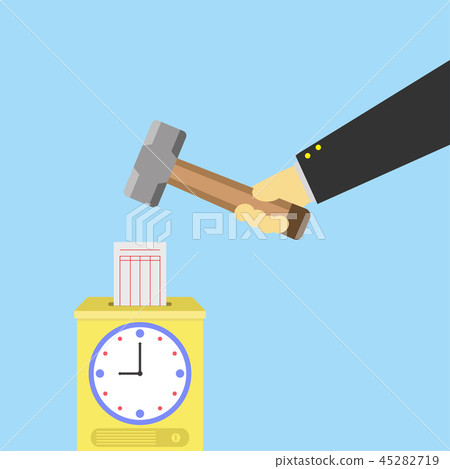 Time Recorder with hammer 45282719