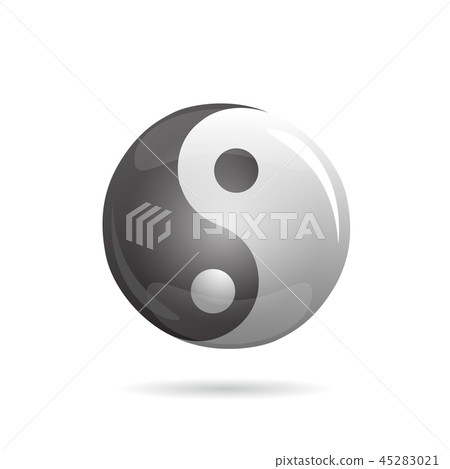 Yin Yang symbol. Vector. 45283021