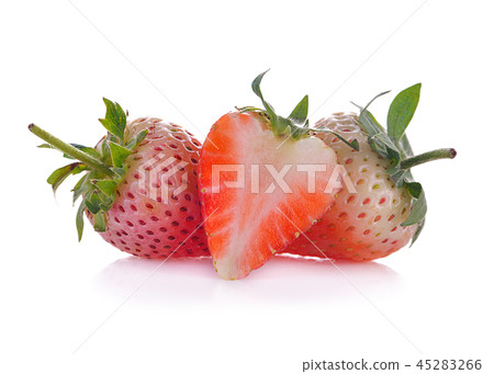 Strawberry isolated on white background 45283266