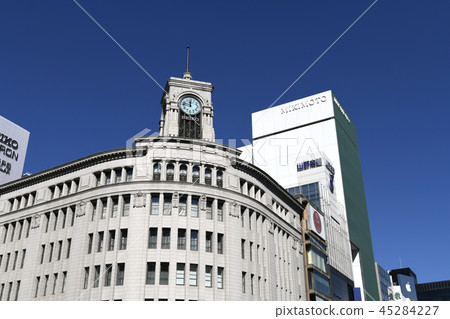 View of Tokyo cityscape Tokyo Ginza city view 45284227