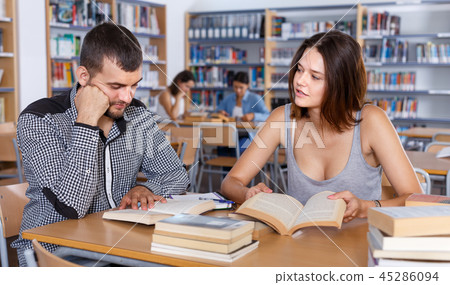 library, student, study 45286094