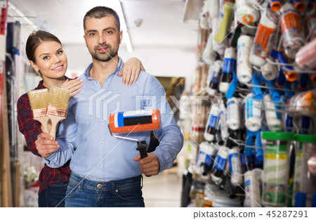 Two designers in household store Two designers in household store 45287291