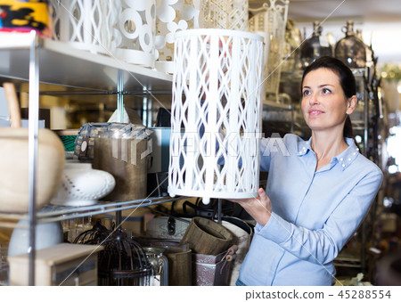 Woman purchase for interior items 45288554