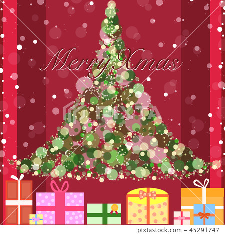 Christmas tree and lots of presents Christmas tree and lots of presents 45291747