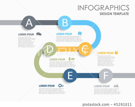 Infographic design template with place for your data. Vector illustration. Infographic design template with place for your data. Vector illustration. 45291811