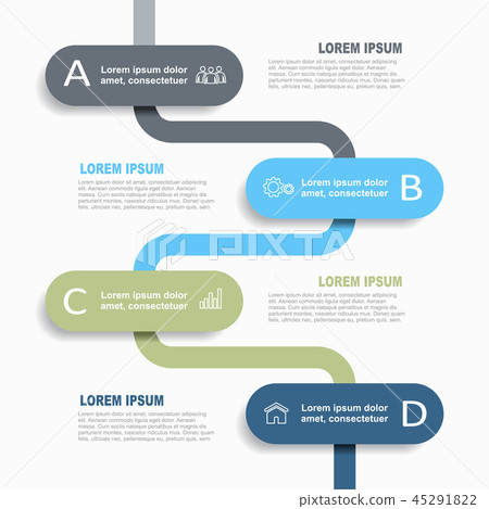 Infographic design template with place for your data. Vector illustration. Infographic design template with place for your data. Vector illustration. 45291822