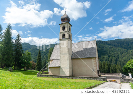 The Chruch of the village of Santa Fosca The Chruch of the village of Santa Fosca 45292331