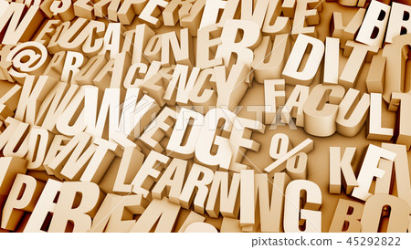 Broken Words in Light Brown Backdrop Broken Words in Light Brown Backdrop 45292822