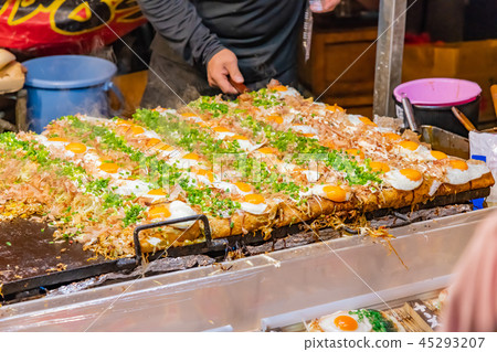 Okonomiyaki at the fair Okonomiyaki at the fair 45293207