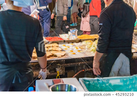 Okonomiyaki at the fair 45293210
