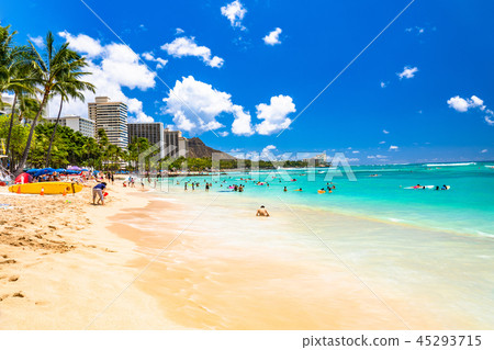 "Hawaii" Waikiki Beach Honolulu 45293715