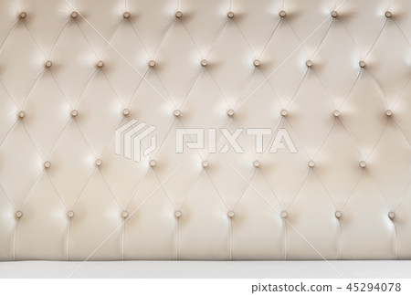 Soft headboard and white bedding sheets Soft headboard and white bedding sheets 45294078
