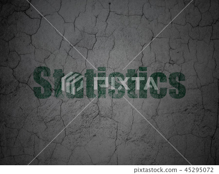 Finance concept: Statistics on grunge wall background 45295072