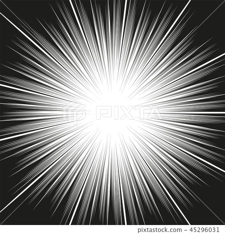 Comic book action lines. Speed lines Manga frame Comic book action lines. Speed lines Manga frame 45296031