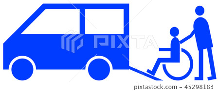 Welfare vehicle lift car wheelchair caregiver 45298183
