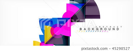 Modern geometric abstract background 45298527