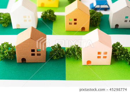 Border with adjacent house Border Land Real estate 45298774
