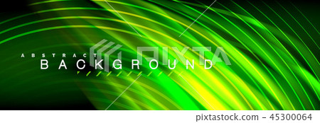 Fluid color wave line background. Trendy abstract layout template for business or technology Fluid color wave line background. Trendy abstract layout template for business or technology 45300064