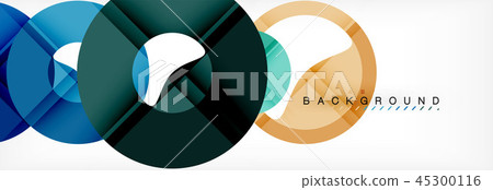 Modern geometrical abstract background 45300116