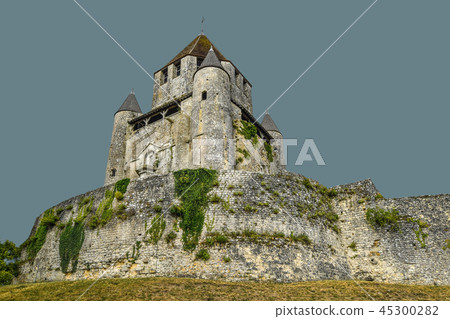 Walls of a medieval castle 45300282
