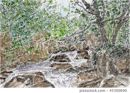 Mountain stream 45300690