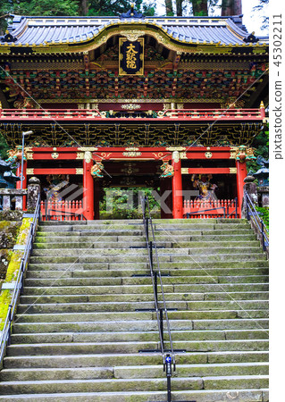 新鮮的綠色日光三和頌歌世界遺產[栃木縣日光市] 45302211