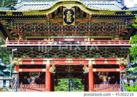 Fresh green Nikko Sanwa Odera World Heritage Site [Nikko City, Tochigi Prefecture] 45302216