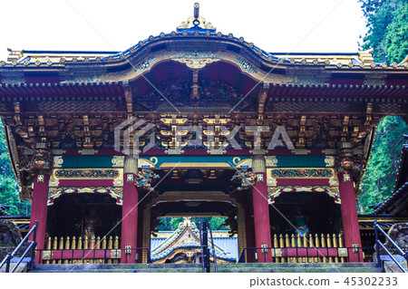 Fresh green Nikko Sanwa Odera World Heritage Site [Nikko City, Tochigi Prefecture] 45302233