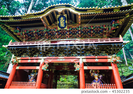 新鮮的綠色日光三和頌歌世界遺產[栃木縣日光市] 45302235