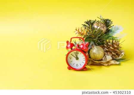 Christmas new year concept. Santa hat Christmas  45302310