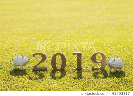 Material for new year's cards 2019 45303317